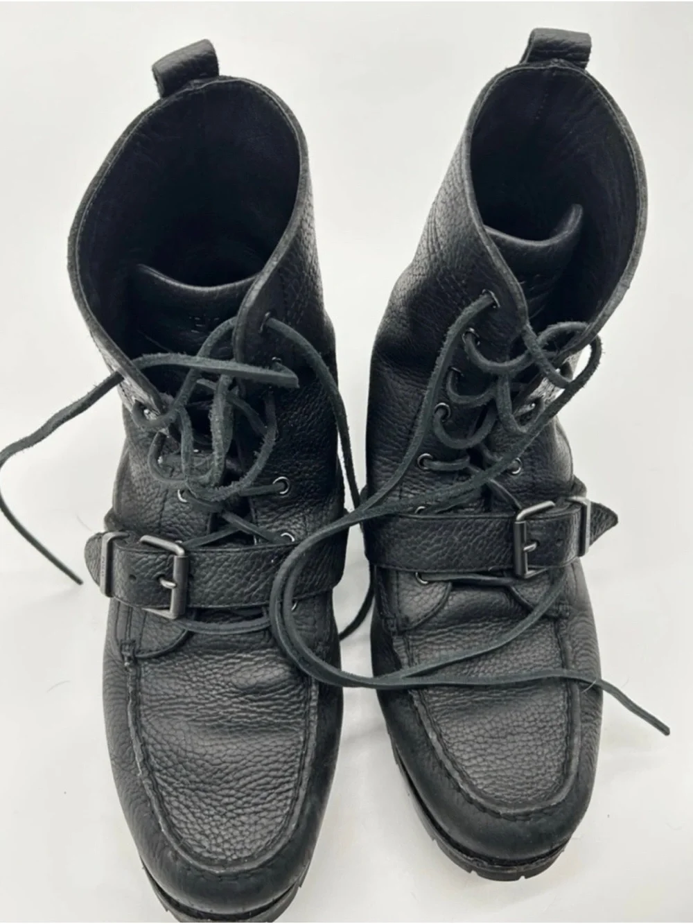 Polo Ralph Lauren Men’s Tumbled Leather Ranger boots size 11 D